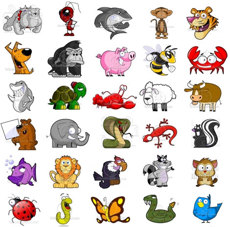 Google  Gallery on View Full Size   More Cartoon Animals Clip Art Collection